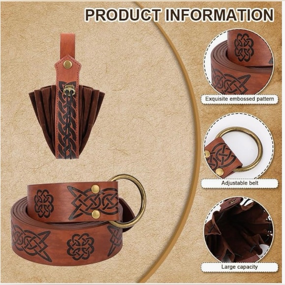 Vintage Renaissance Accessories Leather - Picture 3 of 17